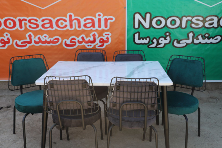 میز و صندلی ناهارخوری ۶ نفره میز ۸۰×۱۲۰