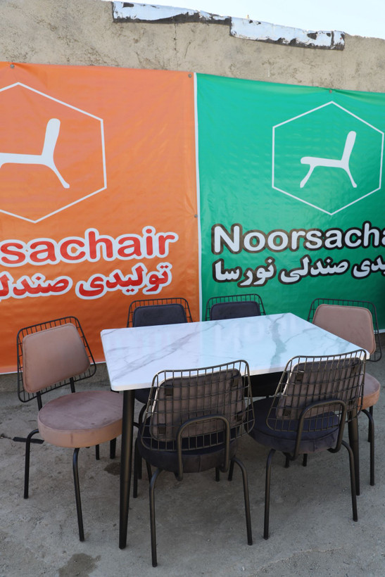 میز و صندلی ناهارخوری ۶ نفره میز ۸۰×۱۲۰
