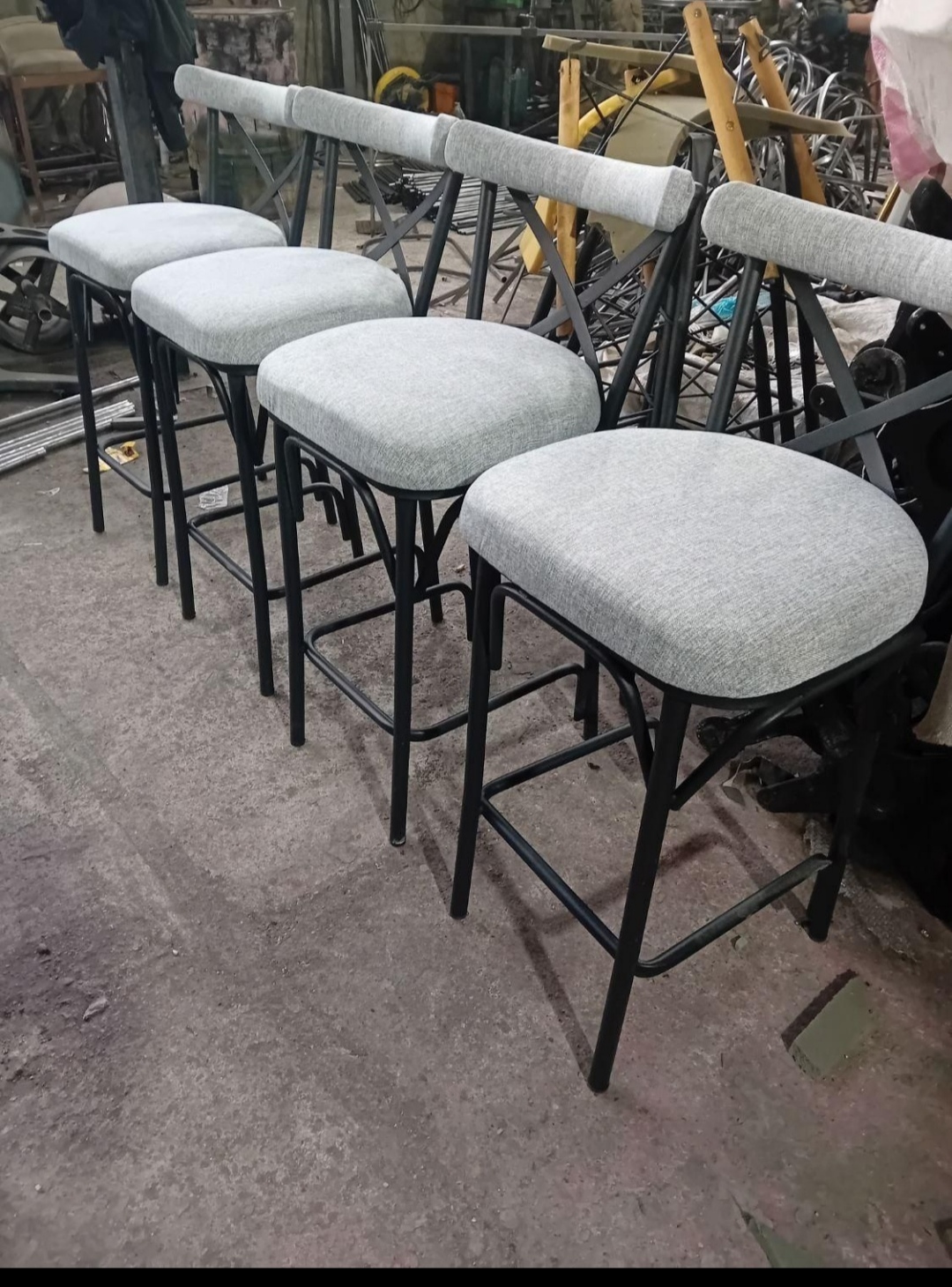 صندلی کانتر تونت پارچه ای
