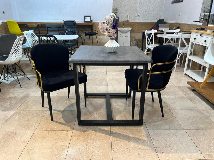 صندلی پلانتر فلزی با نشیمن راحت و پارچه دیاموند اویاز